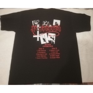 Possessed Seven Churches | Playera Manga Corta Color Negro
